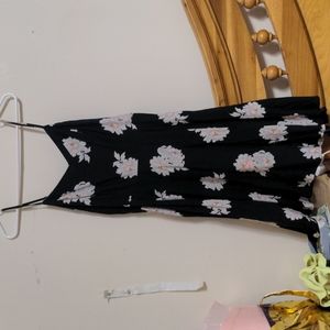 Old Navy medium black floral dress